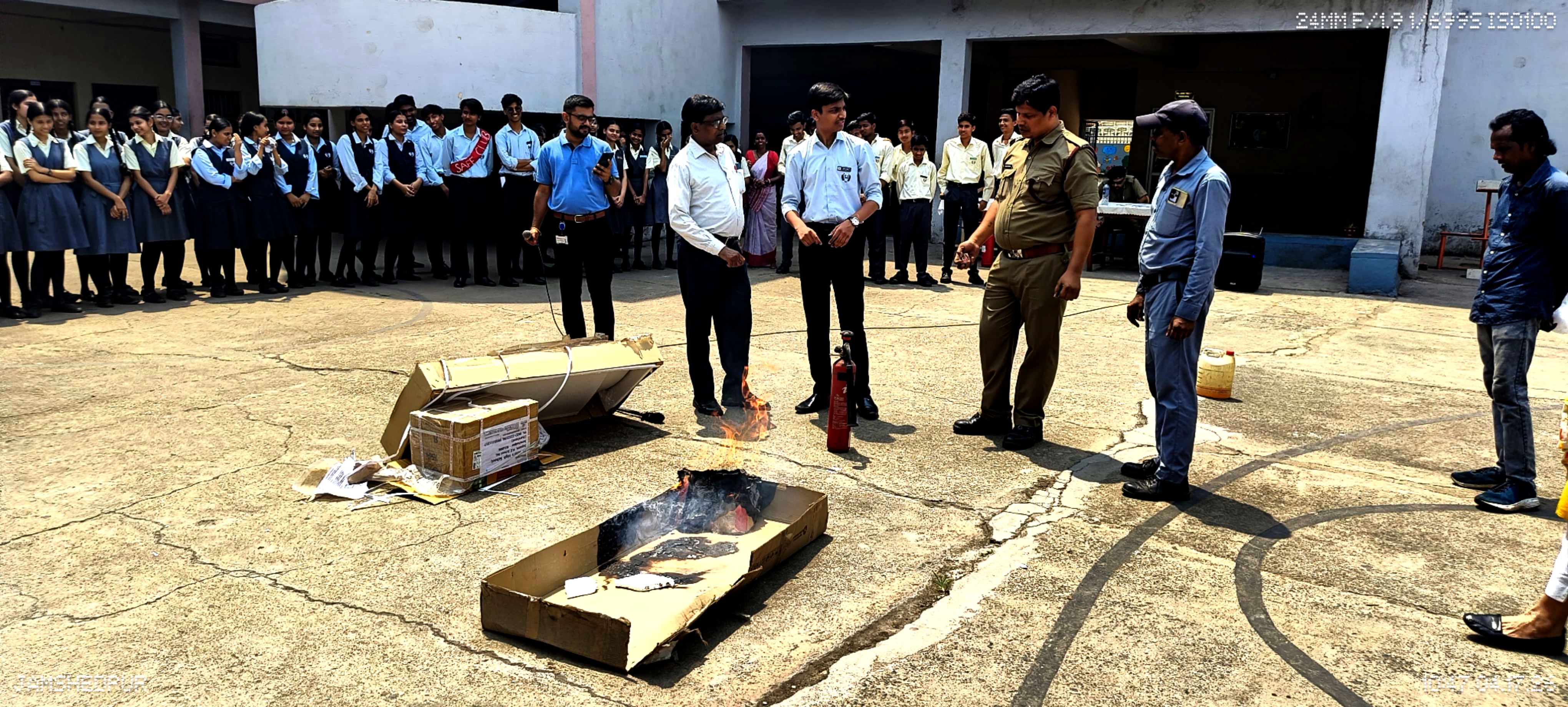 Fire safety  demonstration program