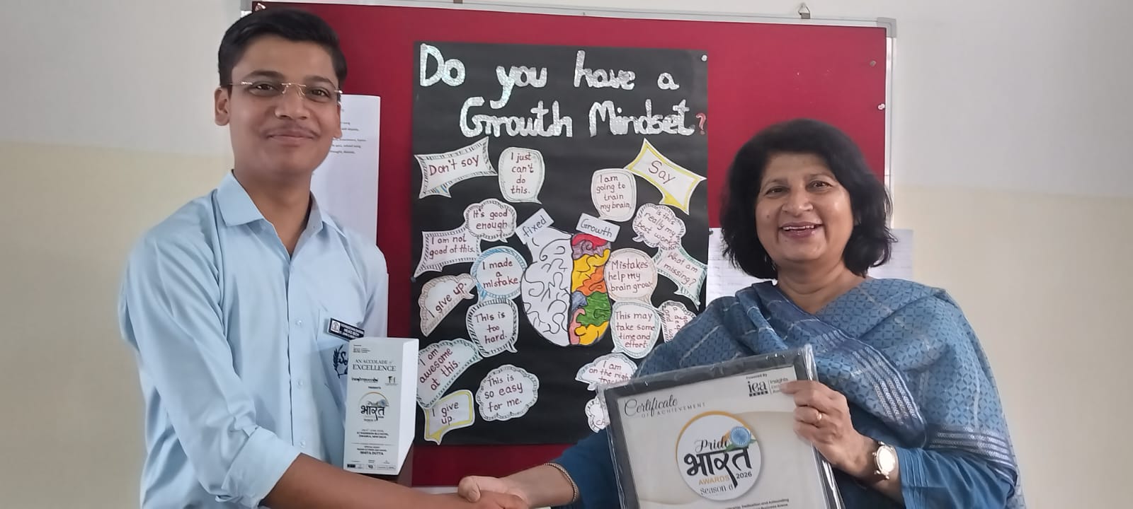 Yashwardhan Sharma, has been conferred with the prestigious Young AI Changemaker of India Award 2026 at the Bharat 2.0 Conclave 2026 held in Mumbai. 